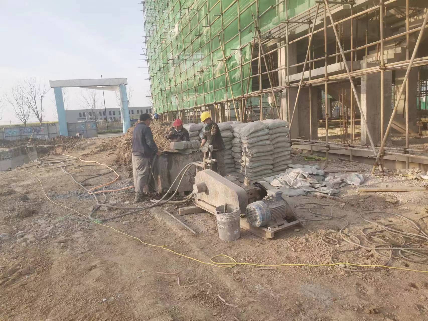 蒋场镇别墅下沉注浆