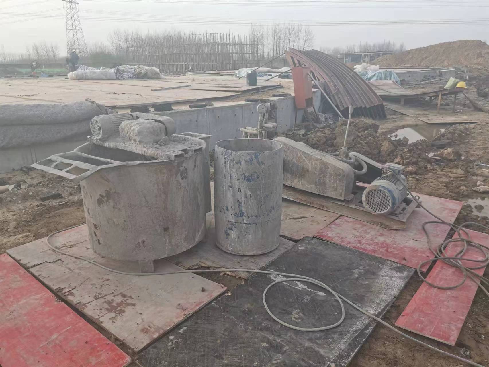 蒋场镇顶管注浆